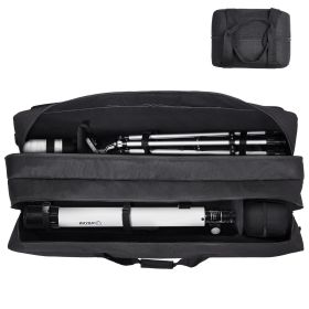 VEVOR Telescope Case, 41", Telescope Large Storage Bag with Fixed Buckles, Multi-Pocket and Detachable Divider