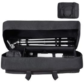 VEVOR Telescope Case, 30', Telescope Storage Bag with Fixed Buckles, Multi-Pocket & Detachable Divider