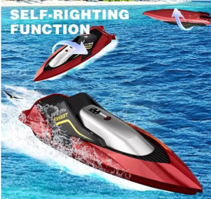 4DRC S5 RC Boat For Pools And Lakes, 2.4 GHz 20MPH Racing Boats, Rechargeable Battery,Low Battery Alarm,Gifts For Boys Girls,Logistics Is Randomly Se