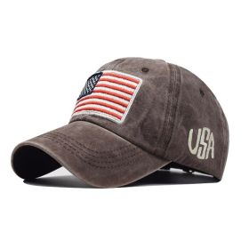 Fashion American Flag Camouflage Baseball Cap Men's Women's Rebound Cap Army Bone Truck Driver High Quality Gorras (Color: 02, size: adjustable)